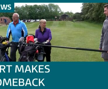 Back in action: Golf, fishing and other sports restart as lockdown restrictions eased | ITV News