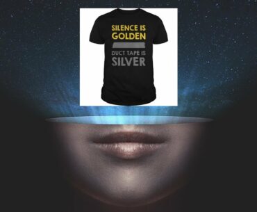 Silence is Golden Tee from MY SHIRT CREATIONS