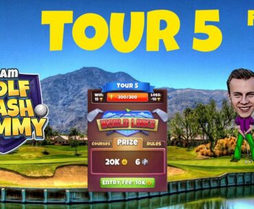 Golf Clash tips, Hole 9 - Par 5, Drumore Links - World Links, Tour 5 - GUIDE/TUTORIAL