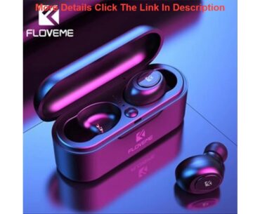 Slide FLOVEME Mini TWS Wireless Headphones Bluetooth 5.0 Earphone Sport Earphones Headset 3D Stereo