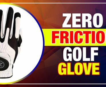 Zero Friction Men's Compression-Fit Synthetic Golf Glove, Universal Fit One Size