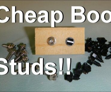 Cheap Fishing Boot Studs, Screws or Cleats!