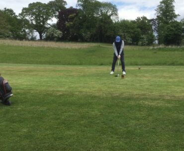 Teeing off at Rockliffe after the lockdown