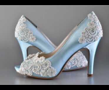 IDEAS FOR LACE BRIDAL SHOES LOW AND HIGH HEELS