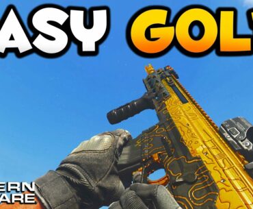 Easy Gold Camo Assault Rifles - Modern Warfare Damascus Tips