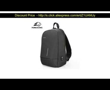 Best Kingsons Single Shoulder Back pack Men's Chest Bags Fashion Travel Crossbody Bag Man Casual Me