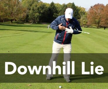 Mastering the Downhill Lie Golf Shot | Golf Instruction | My Golf Tutor