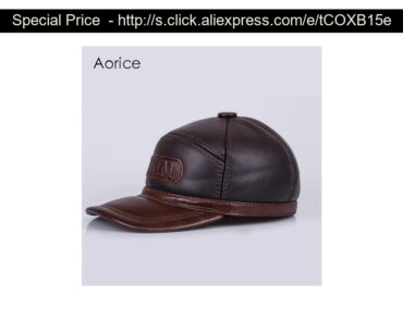 Special HL062  genuine leather men baseball cap hat  men's real leather adult solid adjustable hats