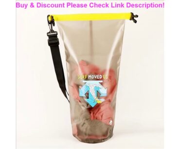 Deal 10L Translucent Waterproof Dry Beach Swimming Impermeable Bag Drybag For Gym Pool Bikini Water