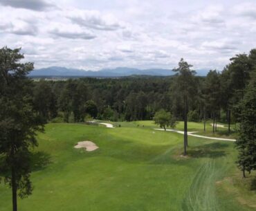 Golf Arboretum Course Slovenia Ljubljana, golf hole 14, par 4