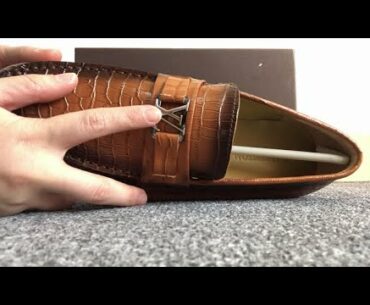 Christian Louboutin Men Dress Shoes Loafer Brown HD Review