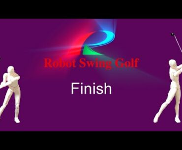 Robot Swing Golf V1 Sw Beautifully stationary finish