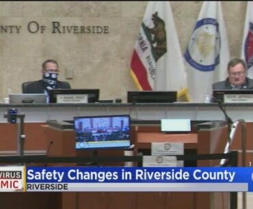 Riverside County Officials Vote To Downgrade Coronavirus Orders