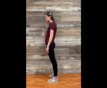 Wall posture drill