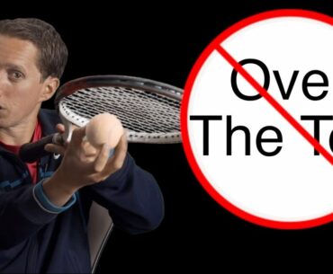 "Over the Top" Myth Busted! Tennis Topspin Lesson - How to Hit Topspin - Forehand or Backhand