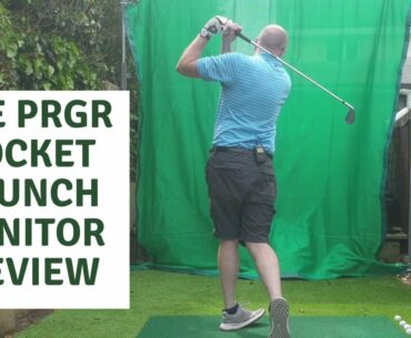 PRGR golf pocket launch monitor review