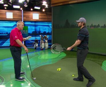 School of Golf: Mardy Fish Compares Golf Swing with Tennis | Golf Channel