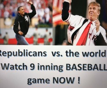 BASEBALL - Watch Game 1 - Donald Trump versus Efren Reyes Baseball Match