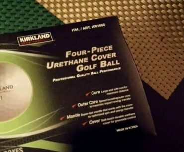 Costco Kirkland Signature 4pc golf balls!!