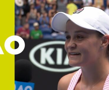 Ash Barty on-court interview (2R) | Australian Open 2019