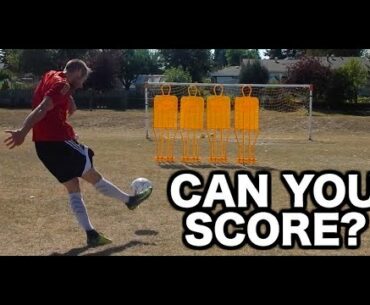How to shoot a free kick in soccer | How to take a freekick | Free kick technique tutorial