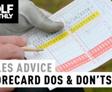 Rules Advice - Scorecard Dos & Don'ts