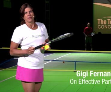 Eliminating Middle Confusion in Doubles - Gigi Fernandez at Tennis Congress