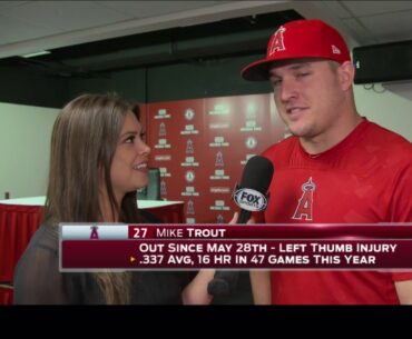 Angels Live: Mike Trout hopes to be back before All-Star Game