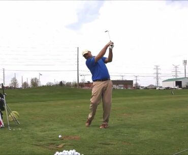 DJ Watts' MCS Golf Swing  - Irons - Diagonal View