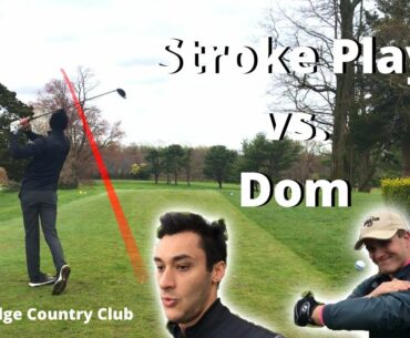 I Shot One Over Par?!?! | Stroke Play vs. Dom | StoneBridge Country Club | Golf Vlog #11