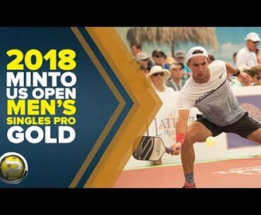 Pro Men's Singles Gold Medal Match from the Minto US Open Pickleball Championships 2018