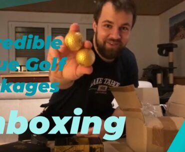 GOLDEN Golfballs and Apparel - Unboxing Incredible Value Golf Packages