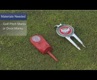 Golf Tips With Conan Elliot : How to Use a Golf Divot Tool