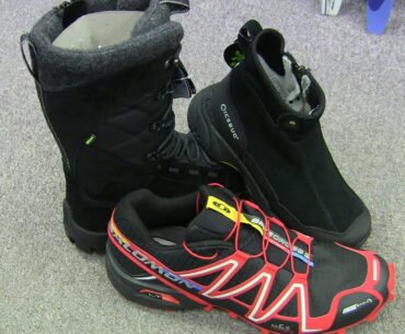 Ice Bugs and Salomon Spike Cross winter traction footwear