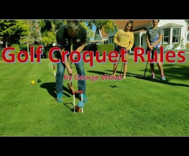 Golf Croquet Rules Wood Mallets