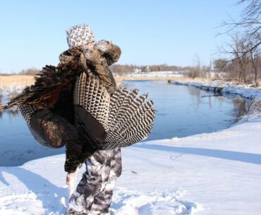 Spring Snow and Turkeys -Brandon Shoots His First Gobbler!