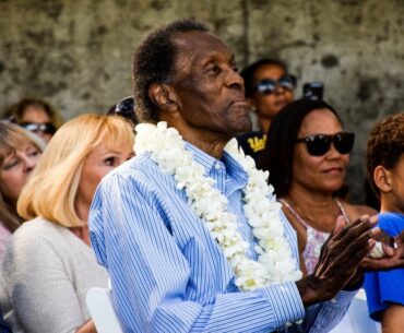 UCLA dedicates track to Olympic icon Rafer Johnson and wife Betsy