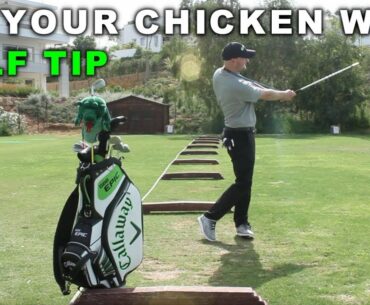 GOLF TIP - FIX YOUR CHICKEN WING