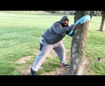 D Line Training Vids Dope af shed drill on a tree