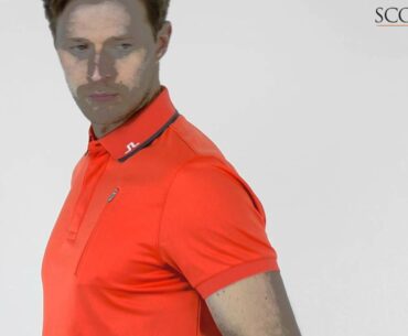 J Lindeberg Elijah Fieldsensor 2.0 Polo Shirt Orange