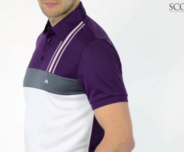 J Lindeberg Daniel Fieldsensor 2.0 Polo Shirt Dark Purple