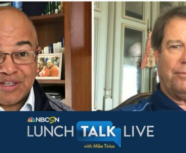 Paul Azinger examines Driving Relief competitors, Seminole Golf Club | Lunch Talk Live | NBC Sports