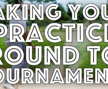 Why Golfers Do Better in Practice Than Tournamnet Rounds