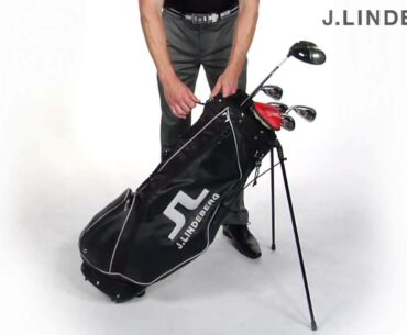 J.Lindeberg Golf Bag Black