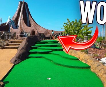 INSANE Mini Golf Hole In One! - Once In A Lifetime Putt!