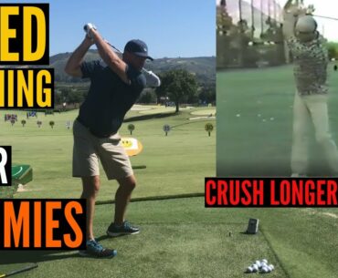 Golf Speed Training for Dummies!  Increase Clubhead Speed and Crush Longer Drives!
