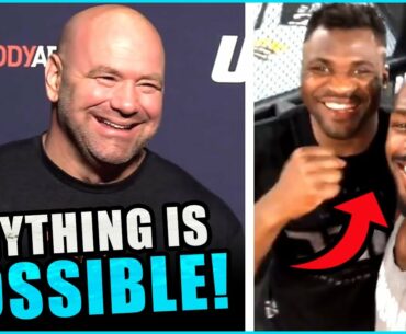 Dana White reacts to Jon Jones wanting to fight Francis Ngannou at heavyweight, Walt Harris releases