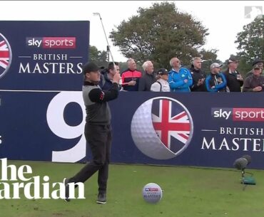 Eddie Pepperell's spectacular hole-in-one at the British Masters