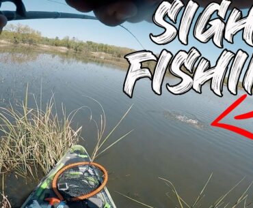 Oklahoma Bass Fishing - BIG Spawning Bass (Clear Water)