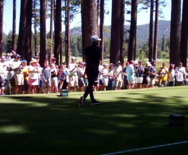 Steph Curry nails tee shot at 2019 American Century golf event in Lake TAhoe